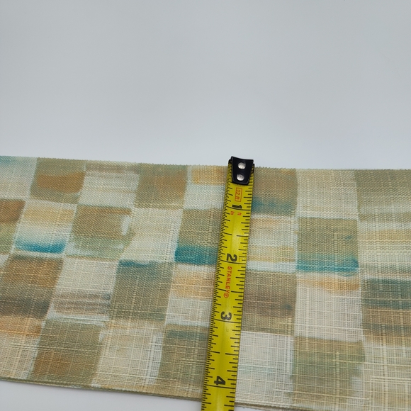 MACKENZIE-CHILDS 4" Parchment Check Ribbon Two (2) Yards RARE - Picture 3 of 4